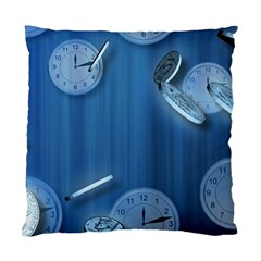 Time Clock Watch Hours Standard Cushion Case (one Side) by HermanTelo