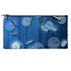 Time Clock Watch Hours Pencil Cases