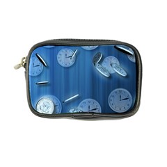 Time Clock Watch Hours Coin Purse