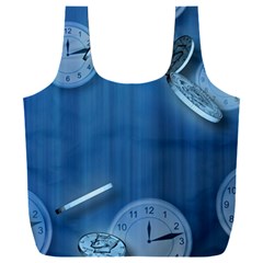 Time Clock Watch Hours Full Print Recycle Bag (xxxl)