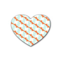 Wallpaper Chevron Rubber Coaster (heart) 