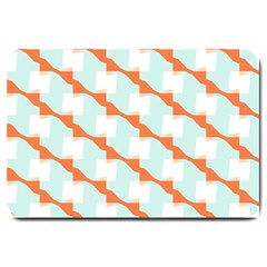 Wallpaper Chevron Large Doormat  by HermanTelo