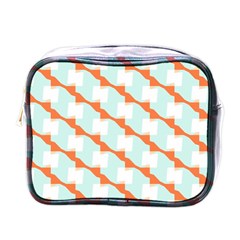 Wallpaper Chevron Mini Toiletries Bag (one Side)