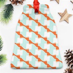 Wallpaper Chevron Bell Ornament (two Sides)