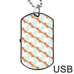 Wallpaper Chevron Dog Tag Usb Flash (one Side)