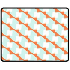 Wallpaper Chevron Double Sided Fleece Blanket (medium) 