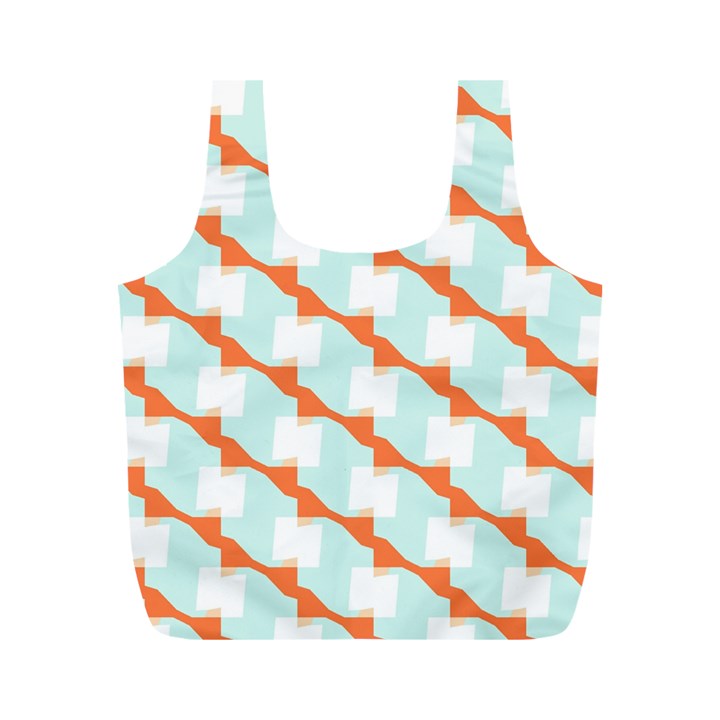 Wallpaper Chevron Full Print Recycle Bag (M)