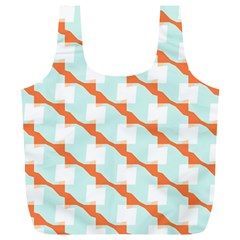 Wallpaper Chevron Full Print Recycle Bag (xl) by HermanTelo