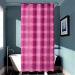 Pink Shower Curtain 36  x 72  (Stall)  Curtain(36 X72 ) - 33.26 x66.24  Curtain(36 X72 )