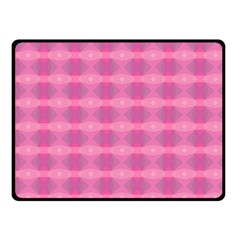 Pink Double Sided Fleece Blanket (small) 