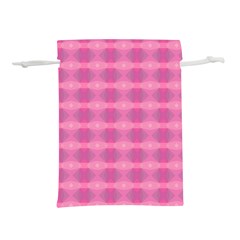 Pink Lightweight Drawstring Pouch (l)