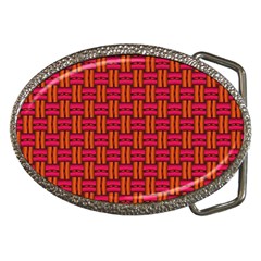 Pattern Red Background Structure Belt Buckles