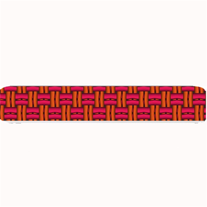 Pattern Red Background Structure Small Bar Mats