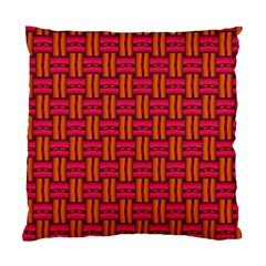 Pattern Red Background Structure Standard Cushion Case (two Sides) by HermanTelo