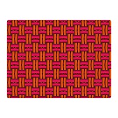 Pattern Red Background Structure Double Sided Flano Blanket (mini)  by HermanTelo