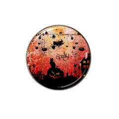 Funny Halloween Design, Cat, Pumpkin And Witch Hat Clip Ball Marker (10 Pack) by FantasyWorld7