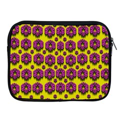 Flower Wreaths Ornate Flowers Decorative Apple Ipad 2/3/4 Zipper Cases