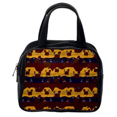 Turkey Pattern Classic Handbag (one Side) by bloomingvinedesign