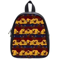 Turkey Pattern School Bag (small) by bloomingvinedesign