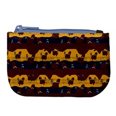 Turkey Pattern Large Coin Purse by bloomingvinedesign