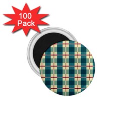 Pattern Texture Plaid Grey 1 75  Magnets (100 Pack)  by Mariart