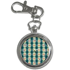 Pattern Texture Plaid Grey Key Chain Watches by Mariart