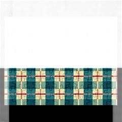 Pattern Texture Plaid Grey Rectangular Jigsaw Puzzl by Mariart