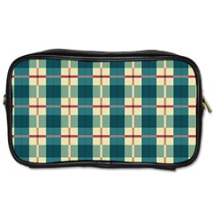 Pattern Texture Plaid Grey Toiletries Bag (one Side) by Mariart