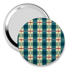 Pattern Texture Plaid Grey 3  Handbag Mirrors by Mariart