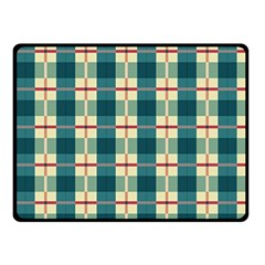 Pattern Texture Plaid Grey Double Sided Fleece Blanket (small)  by Mariart