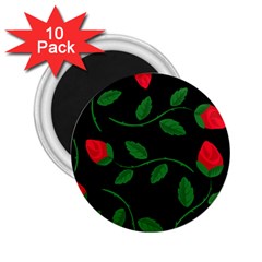 Roses Flowers Spring Flower Nature 2 25  Magnets (10 Pack) 