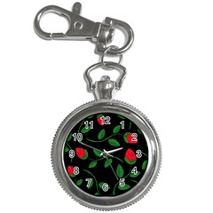 Roses Flowers Spring Flower Nature Key Chain Watches by HermanTelo