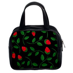 Roses Flowers Spring Flower Nature Classic Handbag (two Sides) by HermanTelo