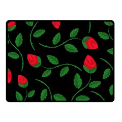 Roses Flowers Spring Flower Nature Fleece Blanket (small)