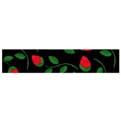 Roses Flowers Spring Flower Nature Small Flano Scarf