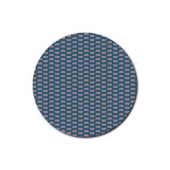 Art Chevron Rubber Round Coaster (4 pack) 