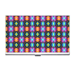 Squares Spheres Backgrounds Texture Business Card Holder