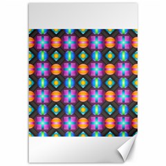 Squares Spheres Backgrounds Texture Canvas 12  X 18  by HermanTelo