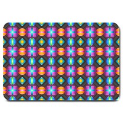 Squares Spheres Backgrounds Texture Large Doormat 