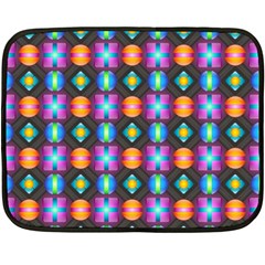 Squares Spheres Backgrounds Texture Double Sided Fleece Blanket (mini)  by HermanTelo