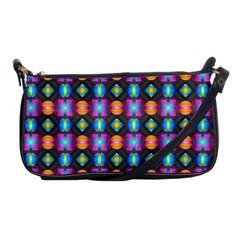 Squares Spheres Backgrounds Texture Shoulder Clutch Bag