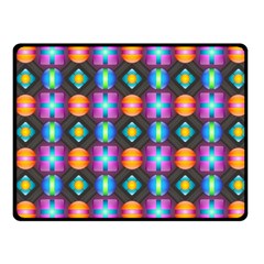 Squares Spheres Backgrounds Texture Fleece Blanket (small)