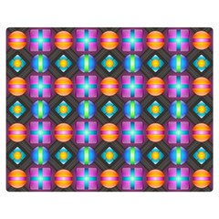 Squares Spheres Backgrounds Texture Double Sided Flano Blanket (medium) 