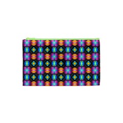 Squares Spheres Backgrounds Texture Cosmetic Bag (xs) by HermanTelo