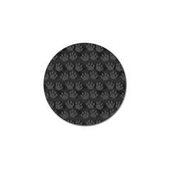 Pattern Texture Feet Dog Grey Golf Ball Marker by HermanTelo