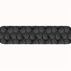 Pattern Texture Feet Dog Grey Large Bar Mats