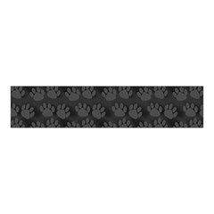 Pattern Texture Feet Dog Grey Velvet Scrunchie