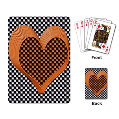 Heart Chess Board Checkerboard Playing Cards Single Design (rectangle) by HermanTelo