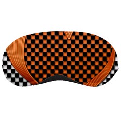 Heart Chess Board Checkerboard Sleeping Mask by HermanTelo