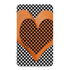 Heart Chess Board Checkerboard Memory Card Reader (rectangular) by HermanTelo